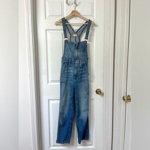Madewell Zip Front Straight Leg Overall